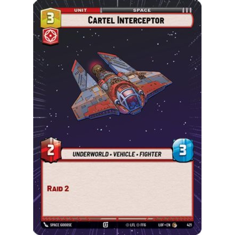 Cartel Interceptor (Hyperspace) (421) - Legends of the Force