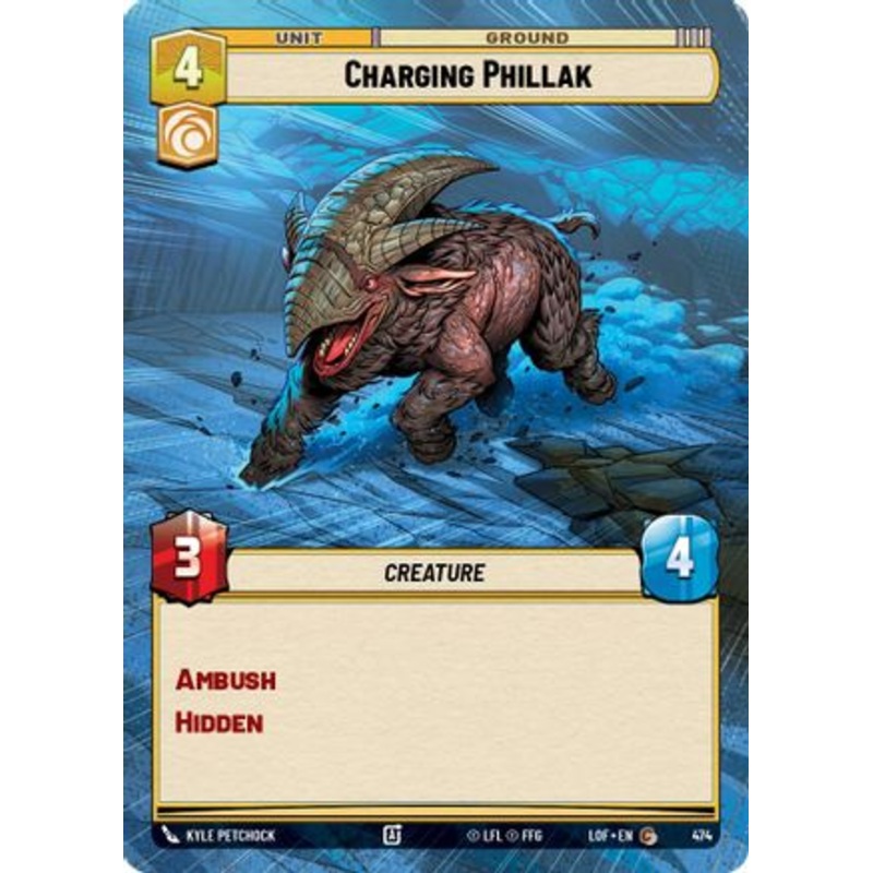 Charging Phillak (Hyperspace) (474) - Legends of the Force