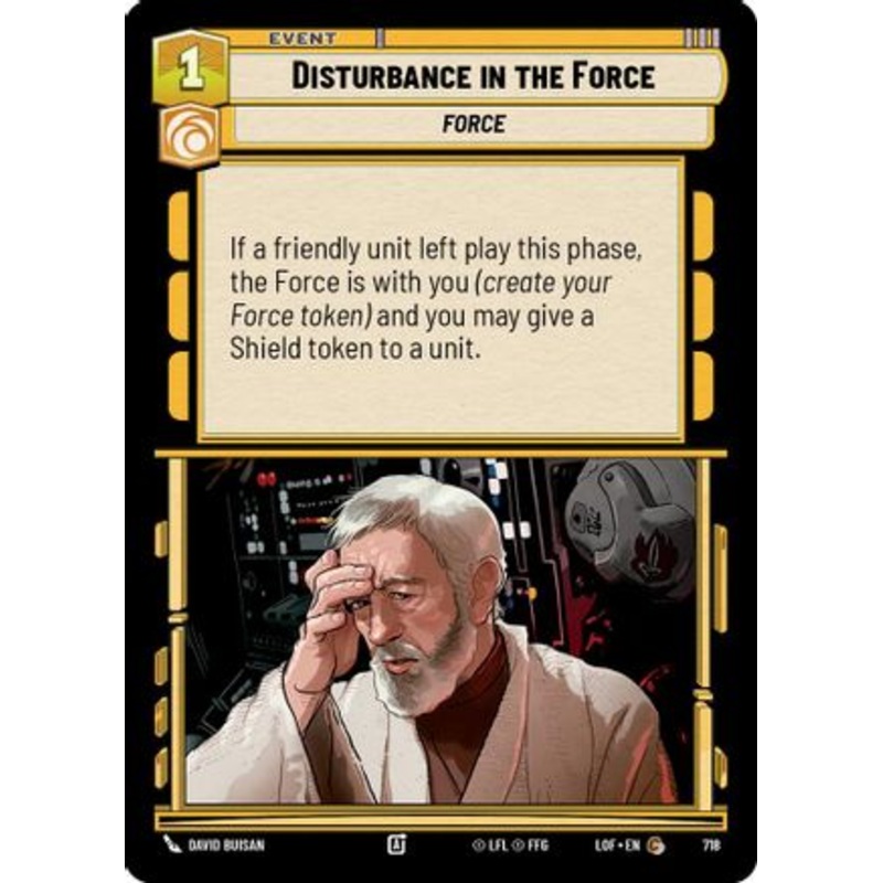 Disturbance in the Force (Foil) (718) - Legends of the Force Foil
