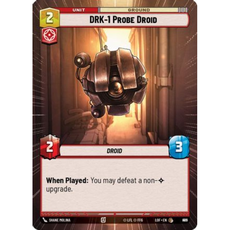 DRK-1 Probe Droid (Hyperspace Foil) (895) - Legends of the Force Foil
