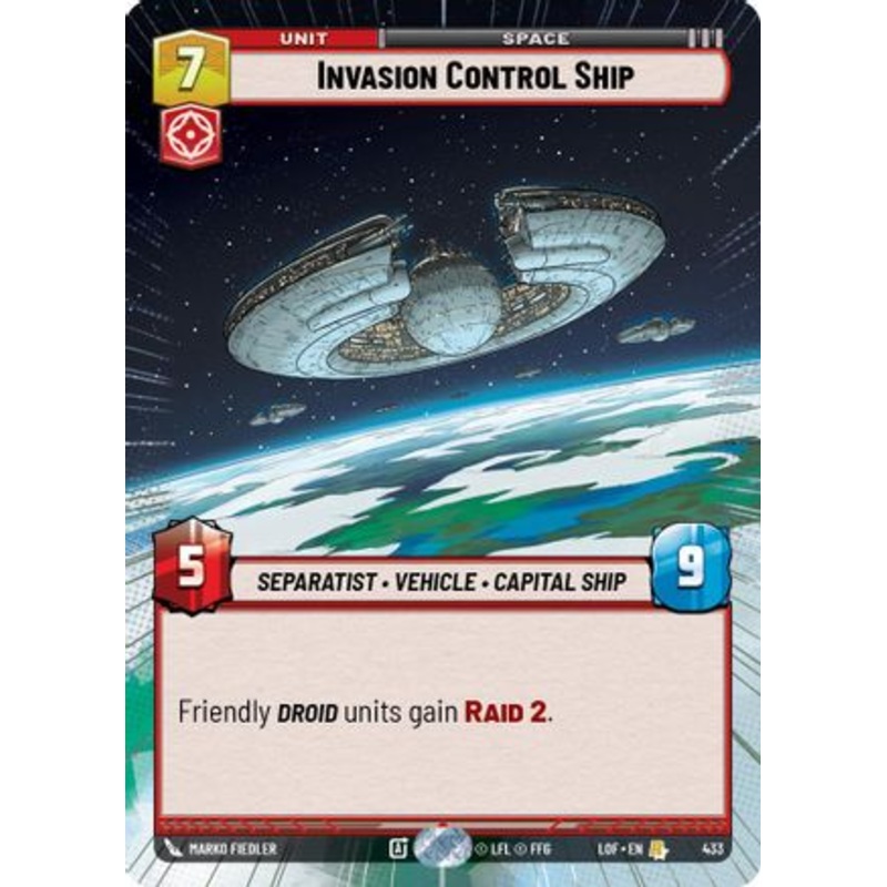 Invasion Control Ship (Hyperspace) (433) - Legends of the Force