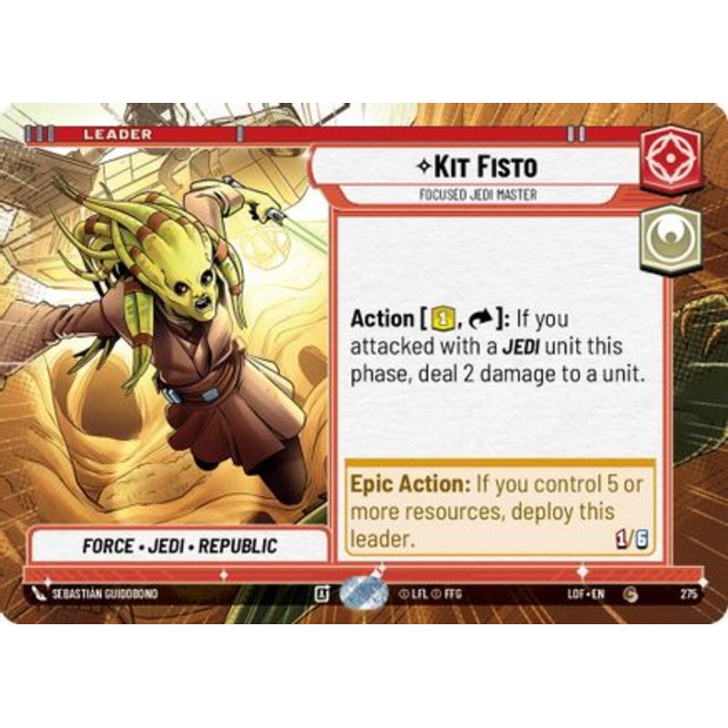 Kit Fisto - Focused Jedi Master (Hyperspace) (275) - Legends of the Force