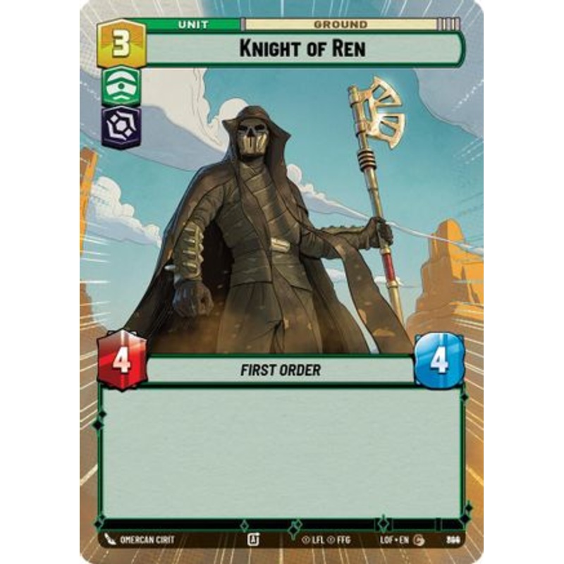 Knight of Ren (Hyperspace Foil) (824) - Legends of the Force Foil