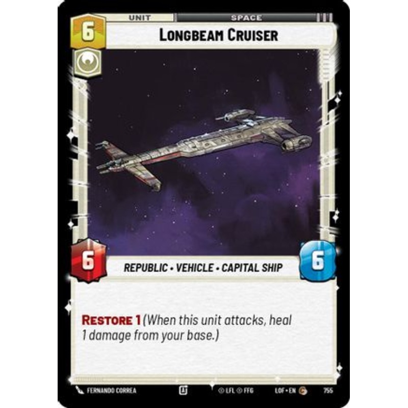 Longbeam Cruiser (Foil) (755) - Legends of the Force Foil