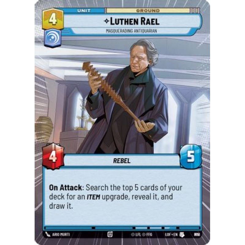 Luthen Rael - Masquerading Antiquarian (Hyperspace Foil) (808) - Legends of the Force Foil