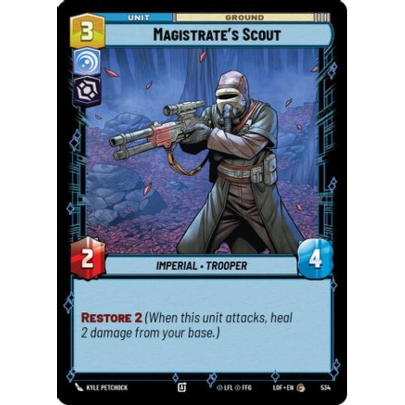 Magistrate's Scout (Foil) (534) - Legends of the Force Foil