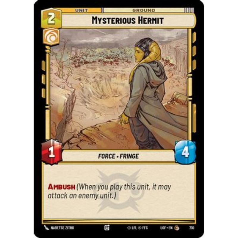 Mysterious Hermit (Foil) (710) - Legends of the Force Foil