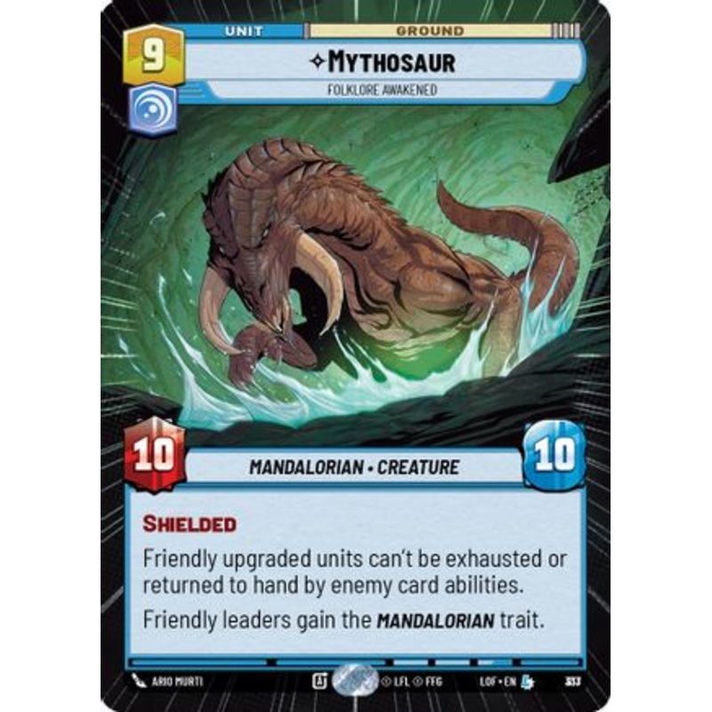 Mythosaur - Folklore Awakened (Hyperspace Foil) (813) - Legends of the Force Foil