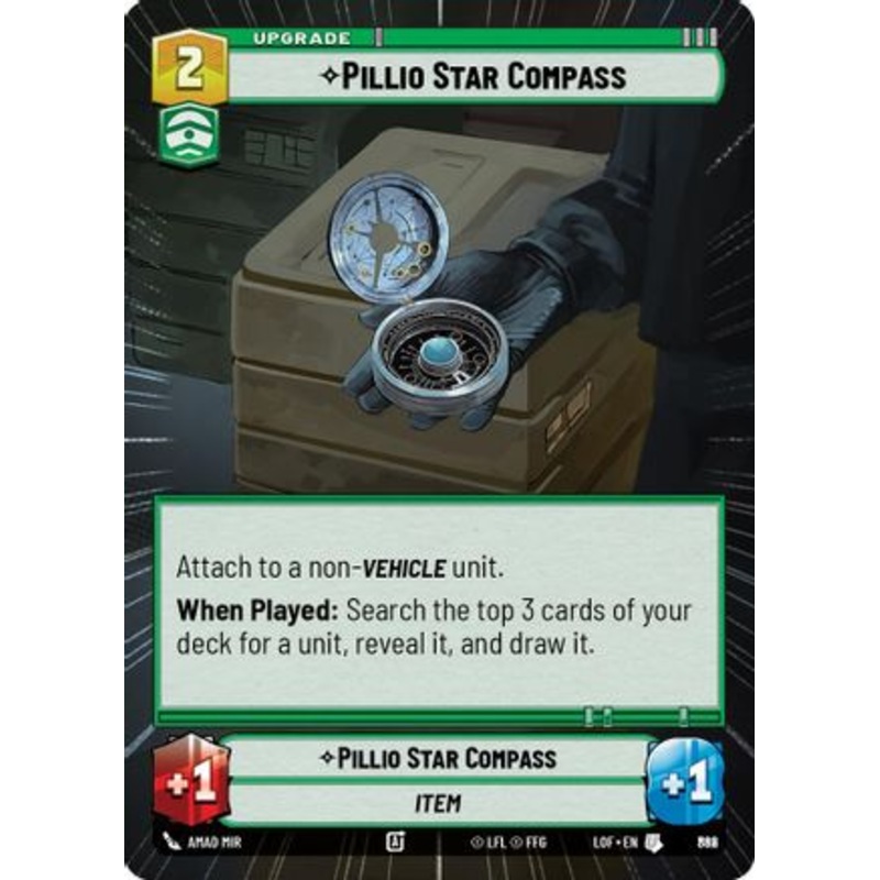 Pillio Star Compass (Hyperspace Foil) (862) - Legends of the Force Foil