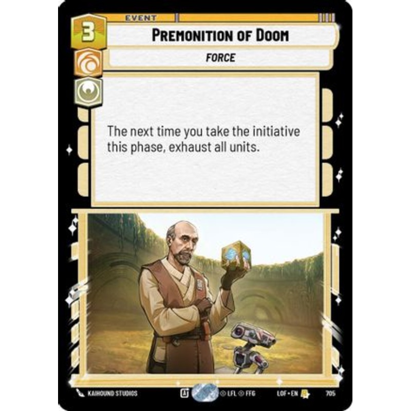 Premonition of Doom (Foil) (705) - Legends of the Force Foil