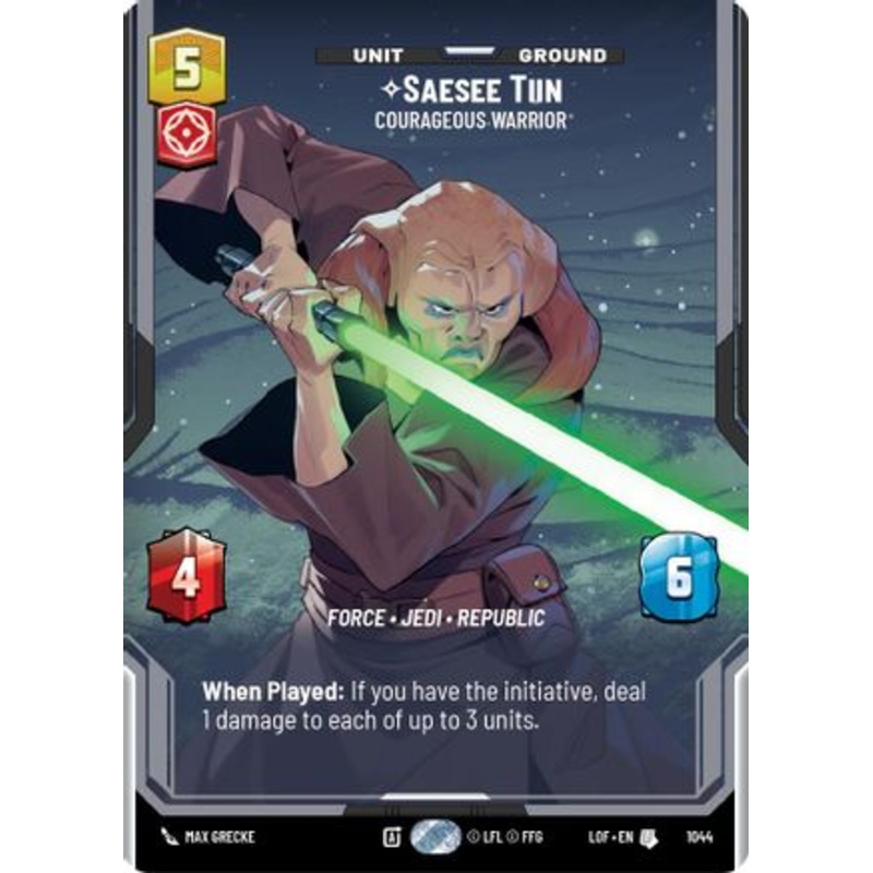 Saesee Tiin - Courageous Warrior (Prestige) (1044) - Legends of the Force