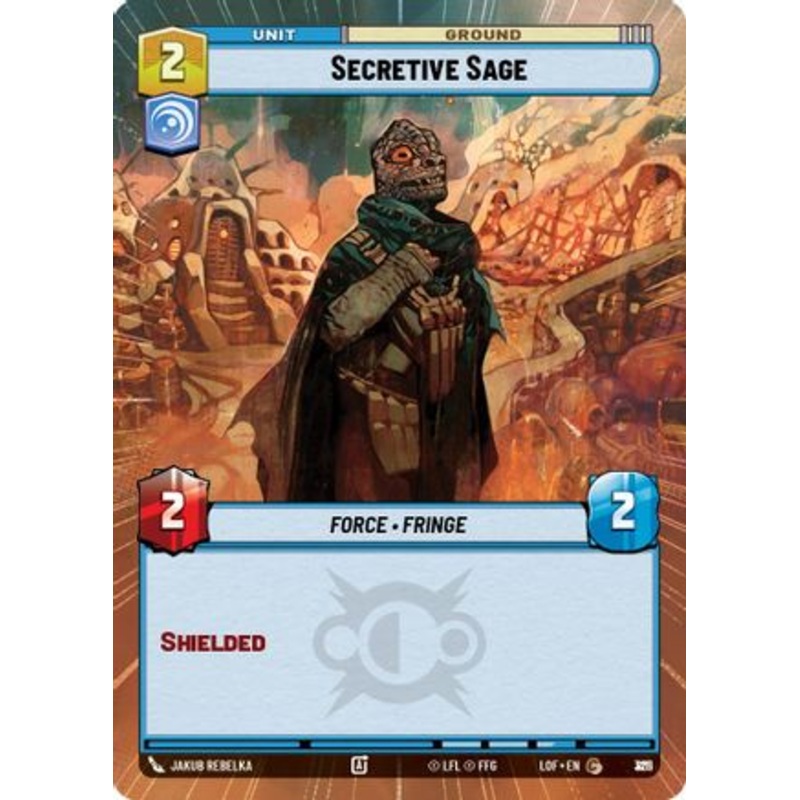 Secretive Sage (Hyperspace Foil) (801) - Legends of the Force Foil