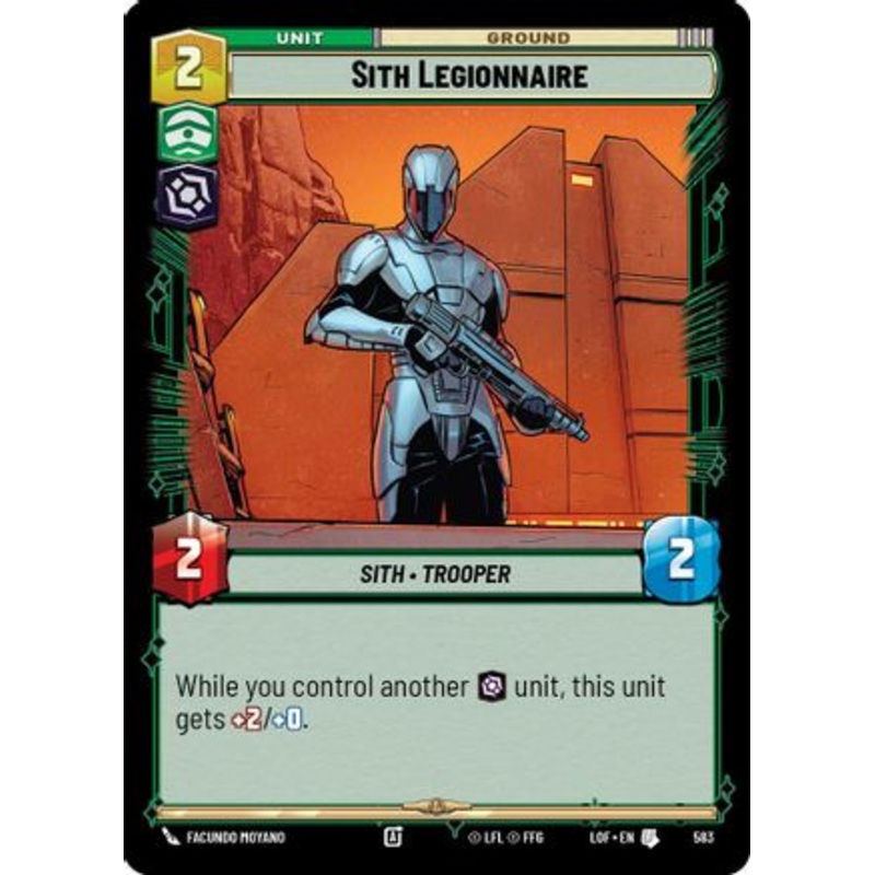 Sith Legionnaire (Foil) (583) - Legends of the Force Foil