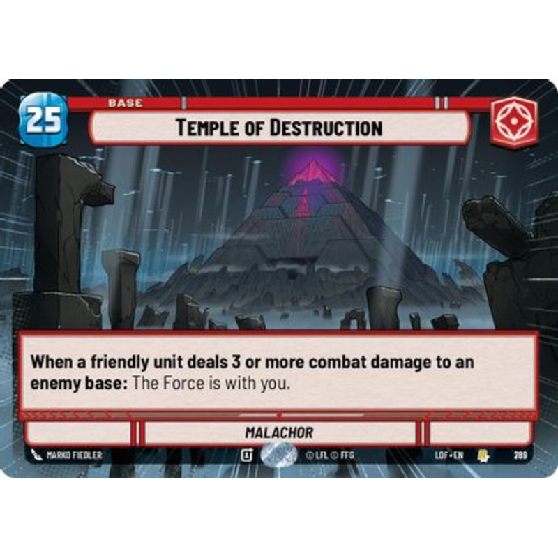 Temple of Destruction (Hyperspace Foil) (769) - Legends of the Force Foil
