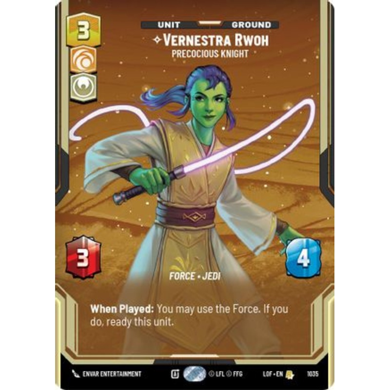 Vernestra Rwoh - Precocious Knight (Prestige) (1035) - Legends of the Force