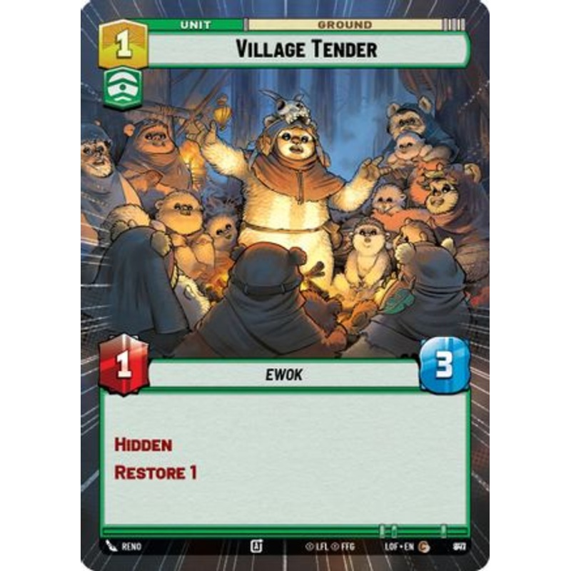 Village Tender (Hyperspace Foil) (847) - Legends of the Force Foil