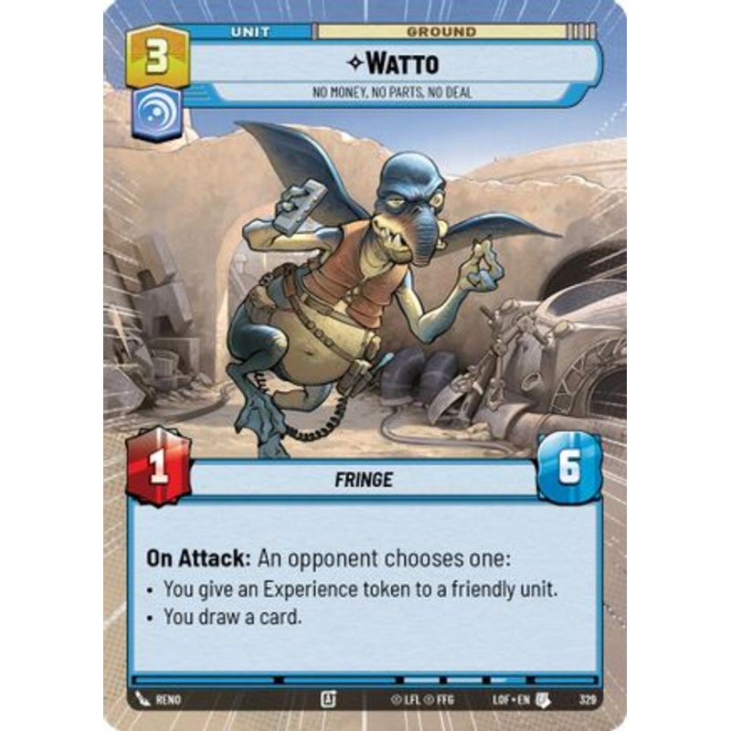 Watto - No Money, No Parts, No Deal (Hyperspace) (329) - Legends of the Force