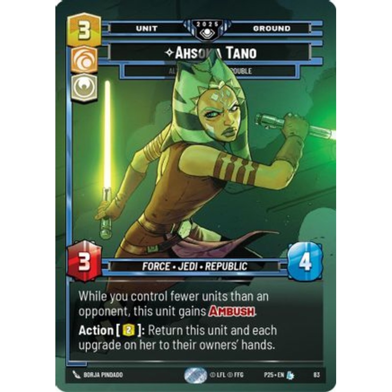 Ahsoka Tano - Always Ready For Trouble (83) - Organized Play Promos Foil
