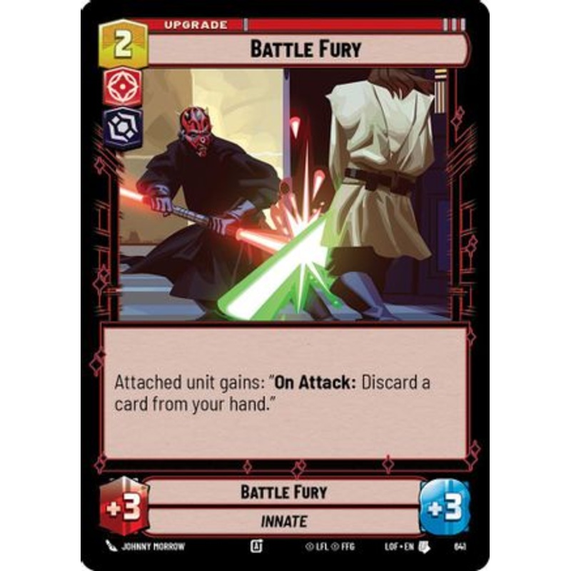Battle Fury (Foil) (641) - Legends of the Force Foil