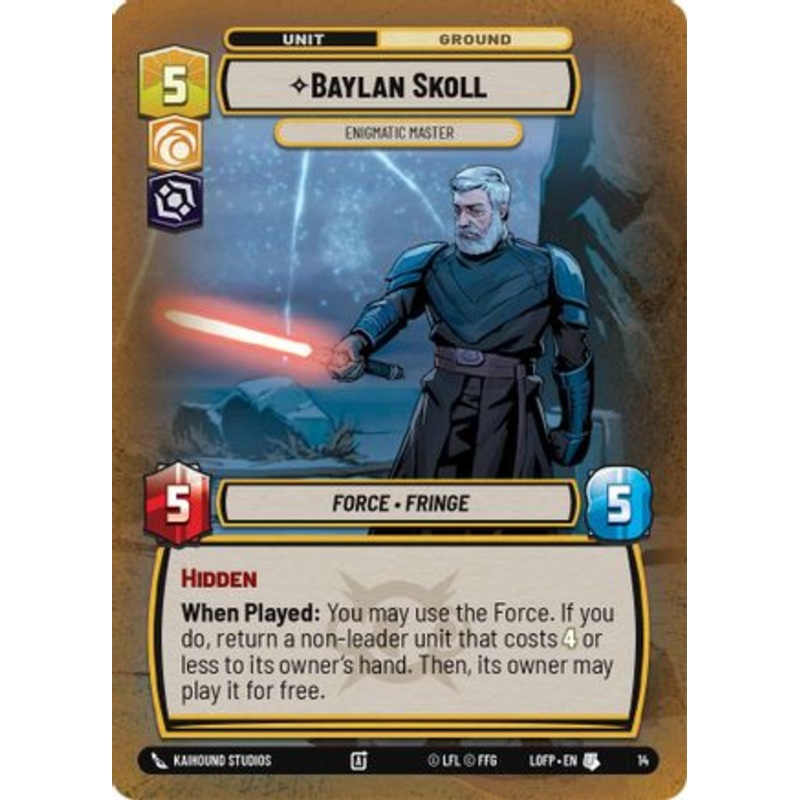 Baylan Skoll - Enigmatic Master (14) - Organized Play Promos