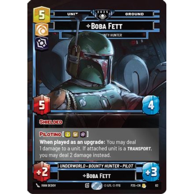 Boba Fett - Feared Bounty Hunter (82) - Organized Play Promos Foil