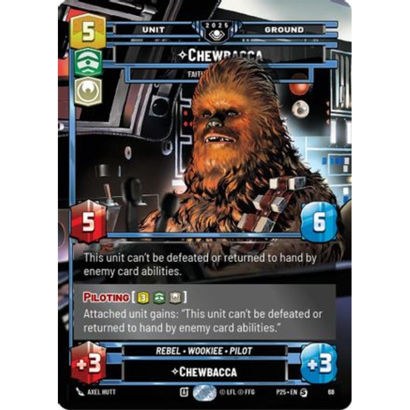 Chewbacca - Faithful First Mate (68) - Organized Play Promos Foil