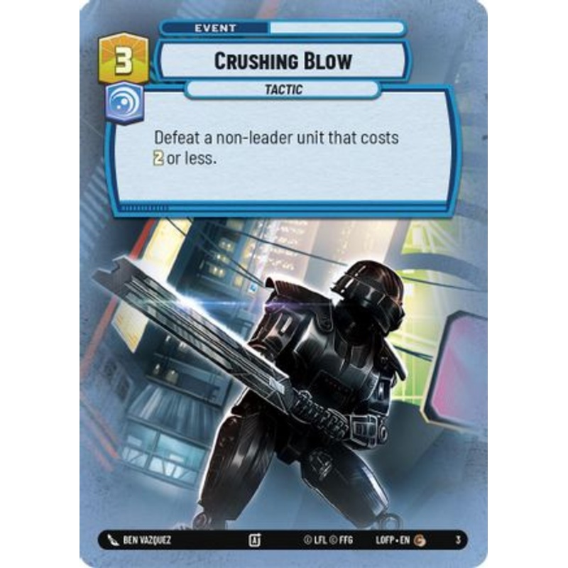 Crushing Blow (3) - Organized Play Promos