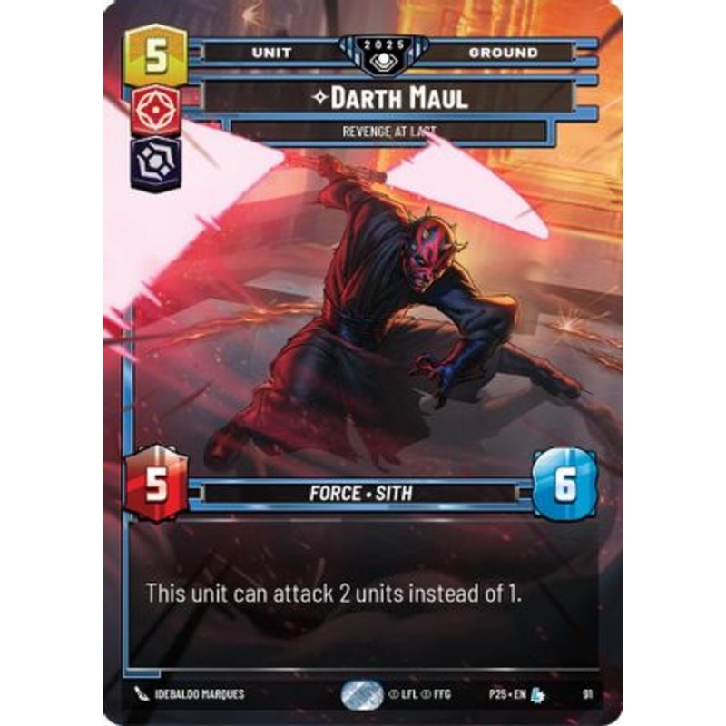 Darth Maul - Revenge at Last (91) - Organized Play Promos Foil
