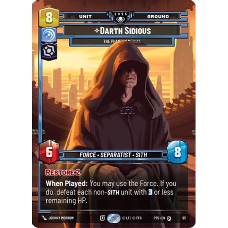 Darth Sidious - The Phantom Menace (95) - Organized Play Promos Foil