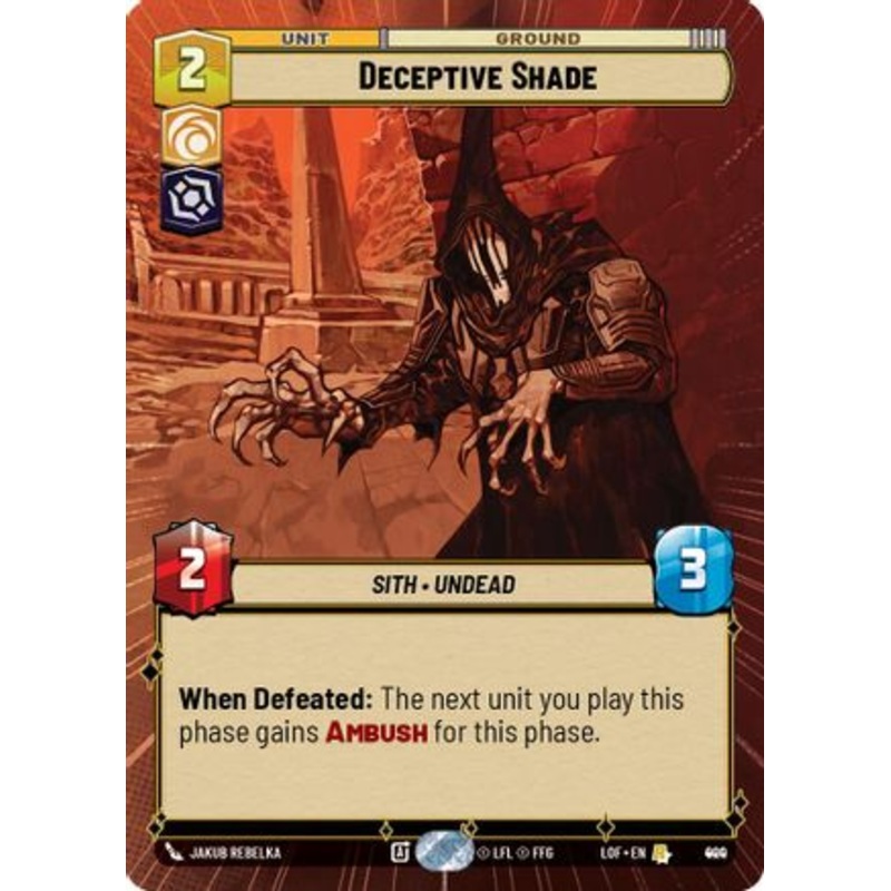 Deceptive Shade (Hyperspace Foil) (920) - Legends of the Force Foil