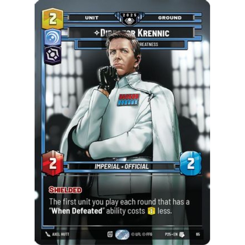 Director Krennic - On the Verge of Greatness (65) - Organized Play Promos Foil