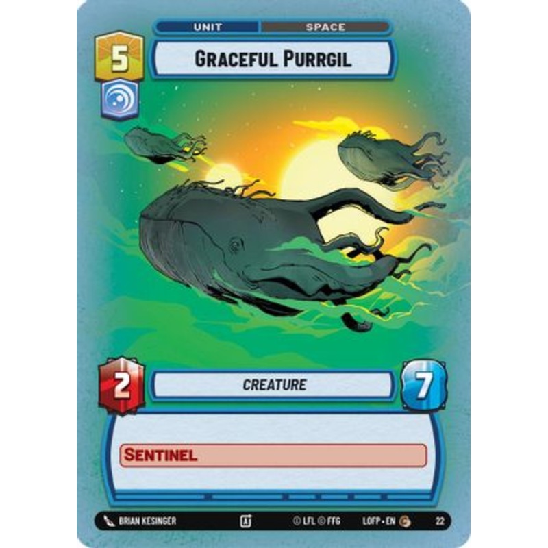 Graceful Purrgil (22) - Organized Play Promos Foil