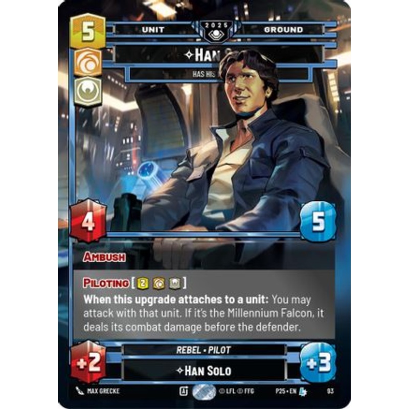 Han Solo - Has His Moments (93) - Organized Play Promos Foil