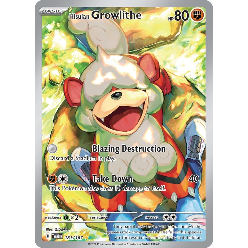 Hisuian Growlithe - 181/167 [TWM - 181/167]