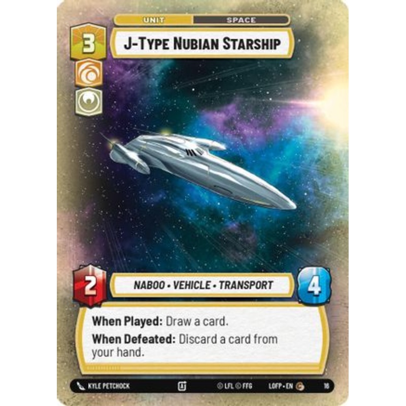J-Type Nubian Starship (16) - Organized Play Promos