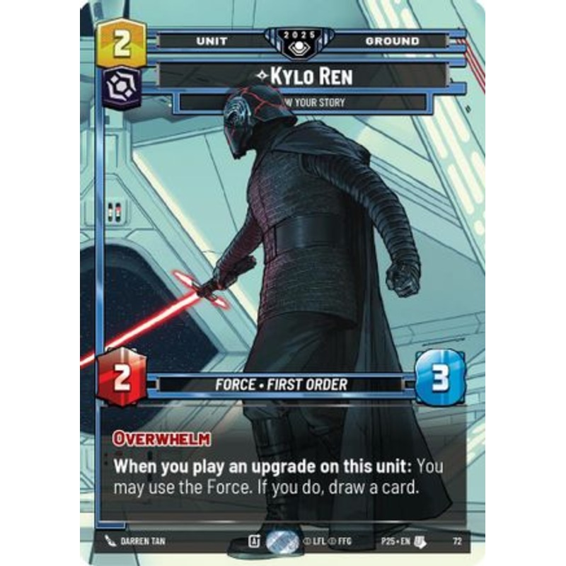 Kylo Ren - I Know Your Story (72) - Organized Play Promos Foil