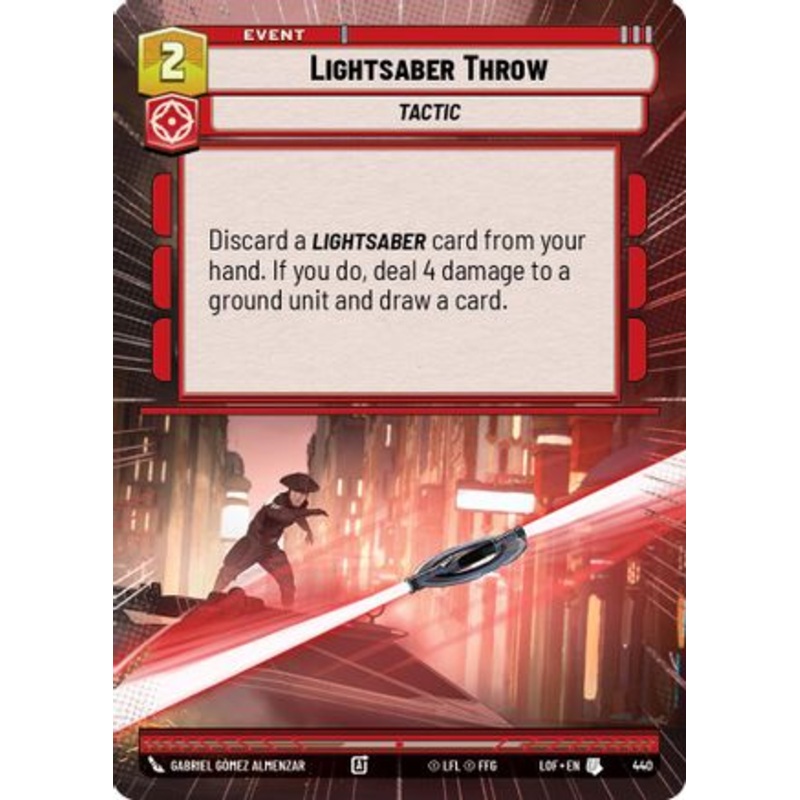 Lightsaber Throw (Hyperspace) (440) - Legends of the Force