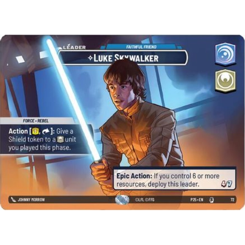 Luke Skywalker - Faithful Friend (72) - Organized Play Promos Foil