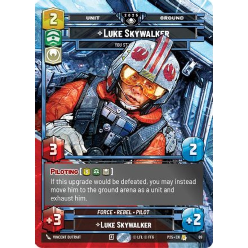 Luke Skywalker - You Still With Me? (89) - Organized Play Promos Foil