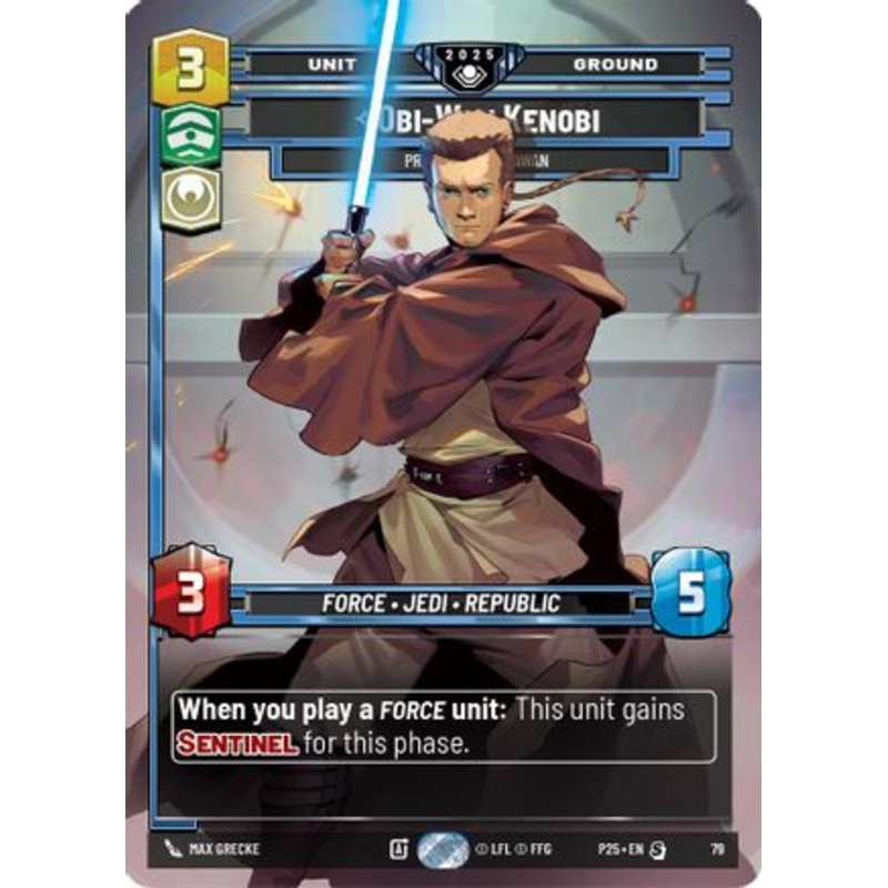 Obi-Wan Kenobi - Protective Padawan (79) - Organized Play Promos Foil