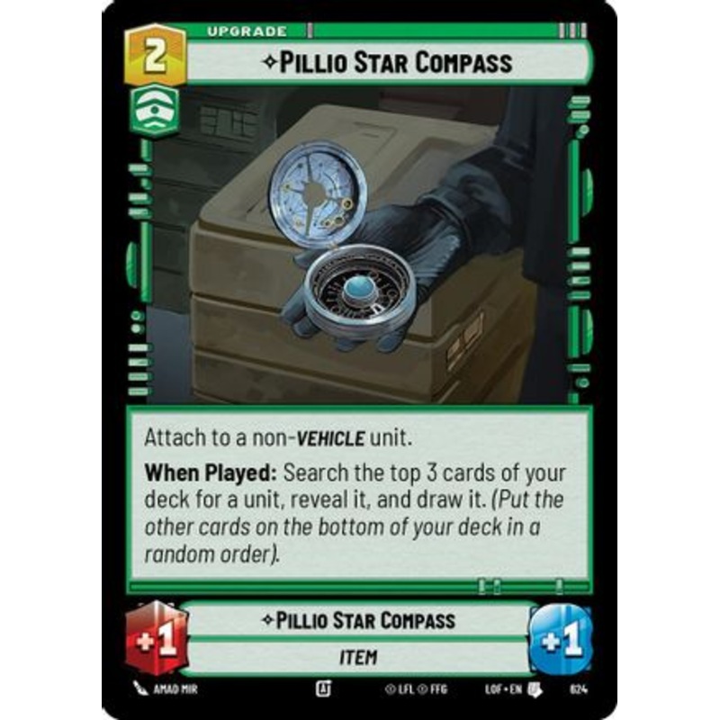 Pillio Star Compass (Foil) (624) - Legends of the Force Foil