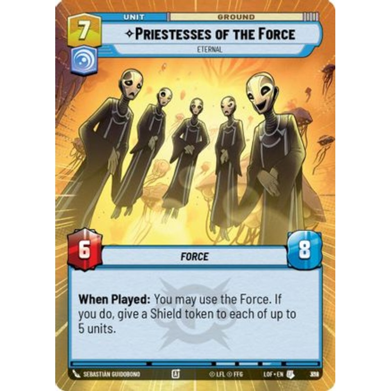 Priestesses of the Force - Eternal (Hyperspace Foil) (812) - Legends of the Force Foil