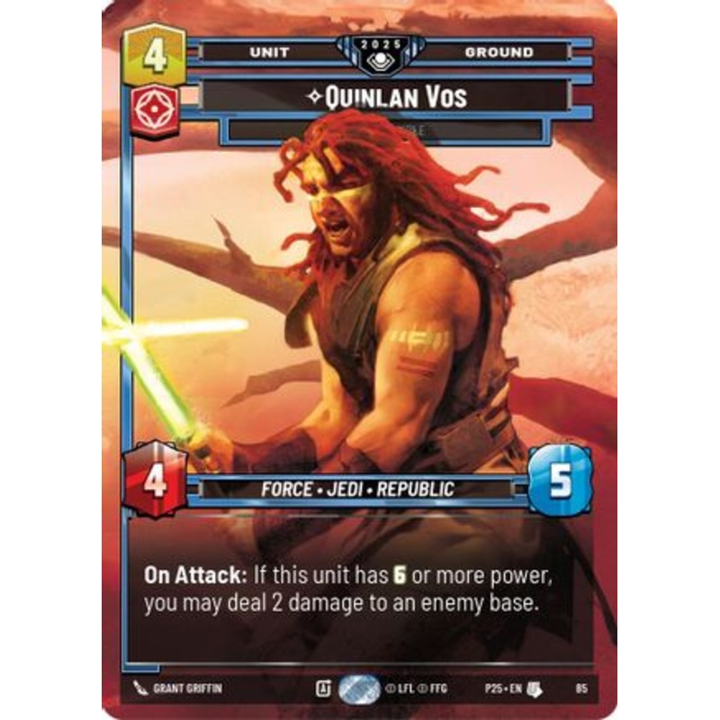 Quinlan Vos - Dark Disciple (85) - Organized Play Promos Foil