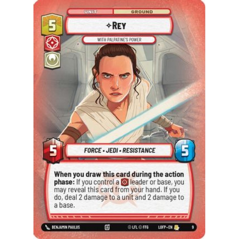 Rey - With Palpatine's Power (9) - Organized Play Promos