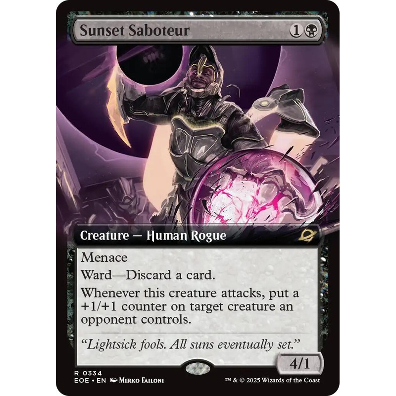 Sunset Saboteur (Extended Art) [EOE - 334]