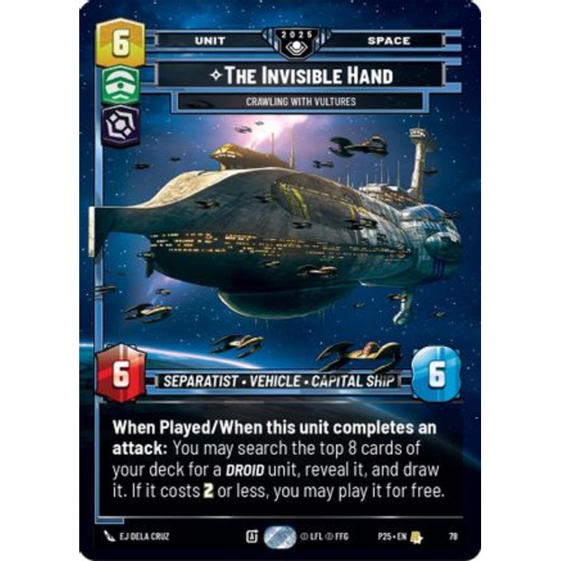 The Invisible Hand - Crawling With Vultures (78) - Organized Play Promos Foil