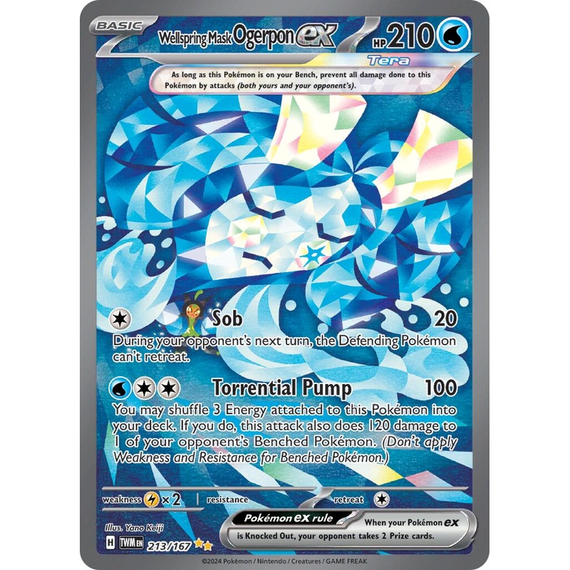 Wellspring Mask Ogerpon ex - 213/167 [TWM - 213/167]