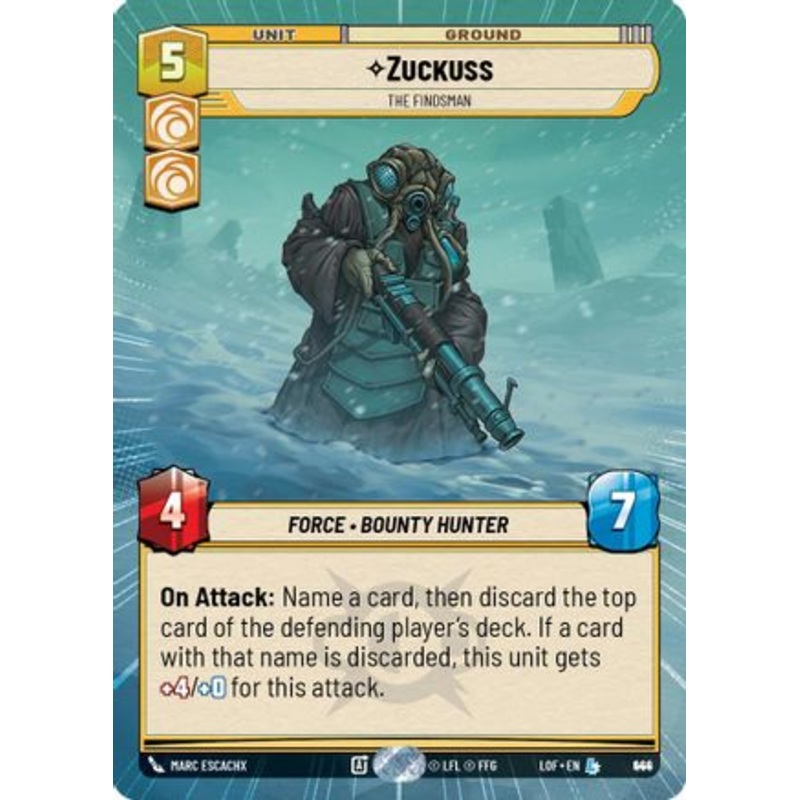 Zuckuss - The Findsman (Hyperspace Foil) (944) - Legends of the Force Foil