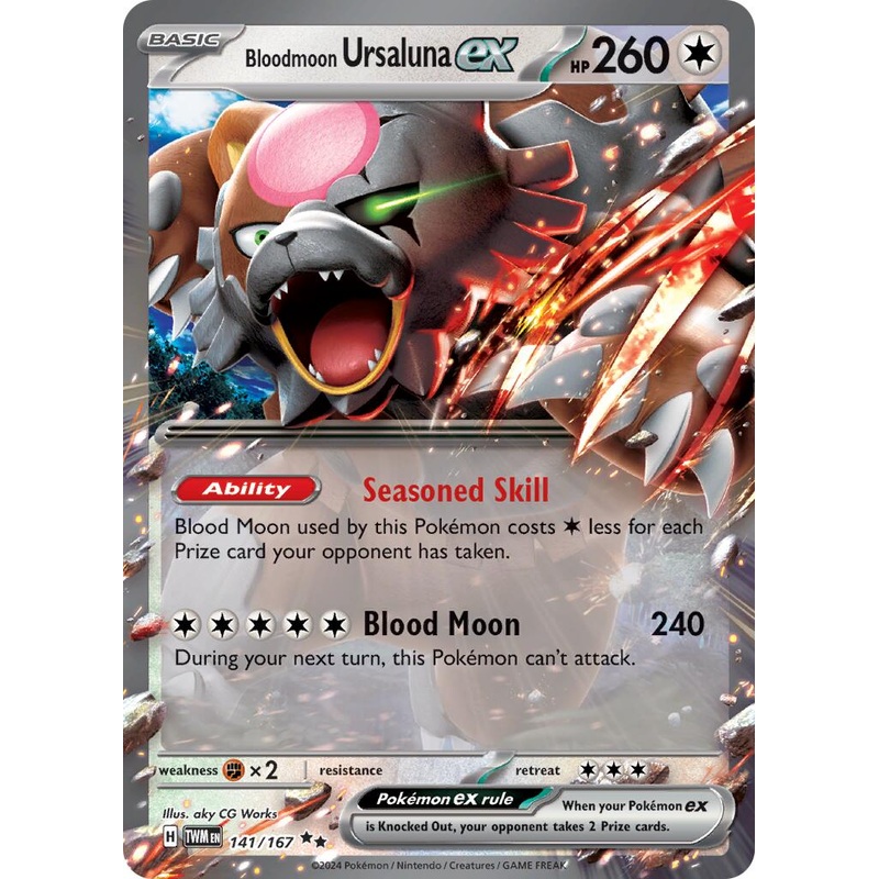 Bloodmoon Ursaluna ex - 141/167 [TWM - 141/167]