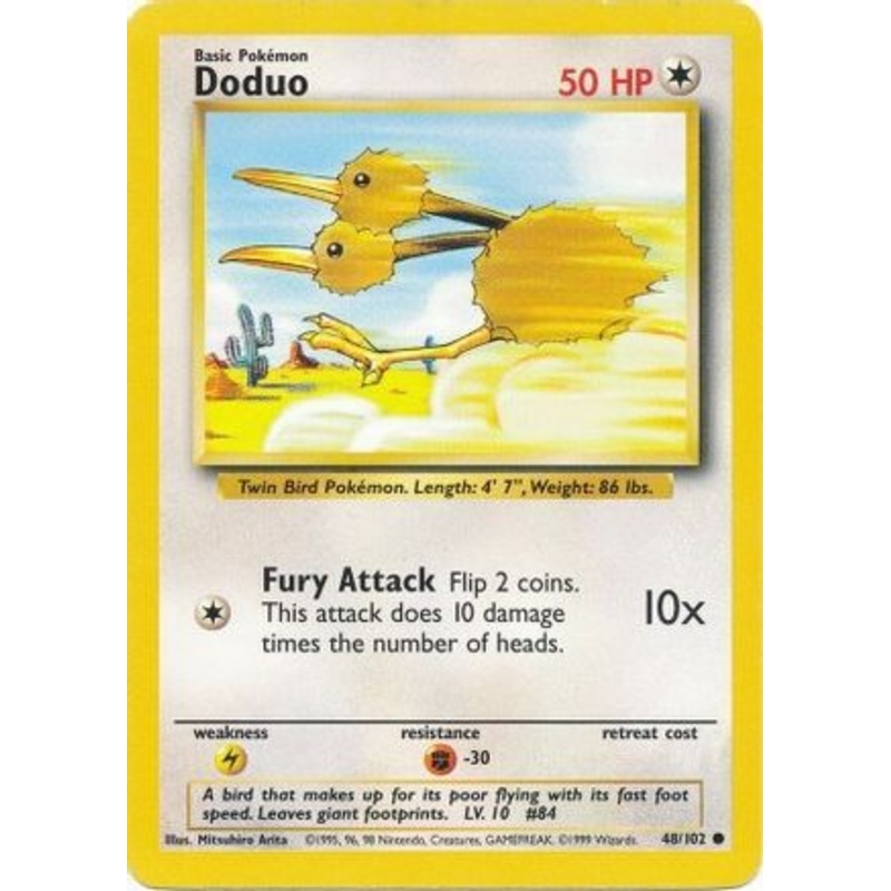 Doduo 048/102  Base Set - Common